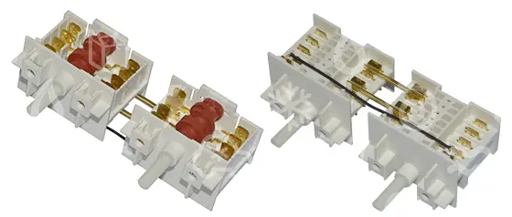 přepínač plotnový GORENJE, 2 x 7 poloh (6+0), 5HE-555 Dreefs, dvojitý